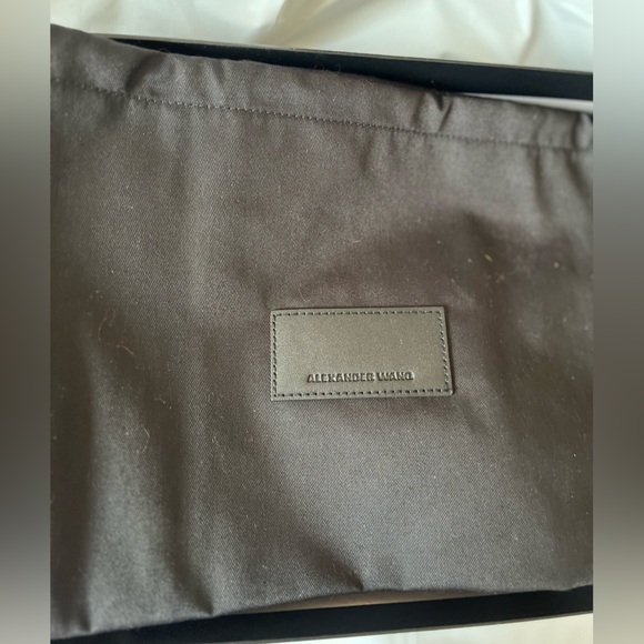 Alexander Wang Abby Brown Fur/Black Snake Emboss - Picture 6 of 7